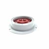 Truck-Lite High Profile, Led, Red Round, 8 Diode, Marker Clearance Light, Pc, Gray Polycarbonate Flange 10279R